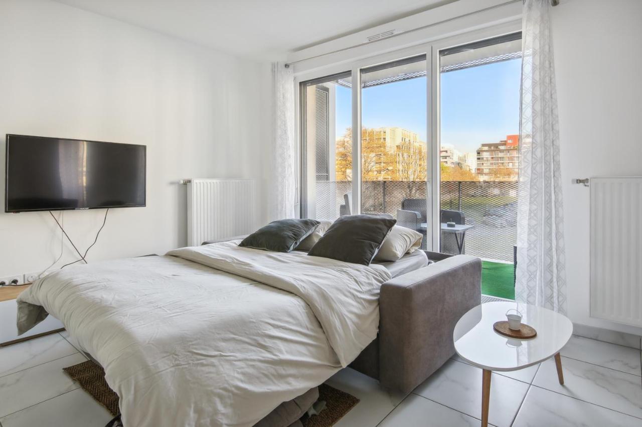 Chic Apart With Balcony Near Paris Apartment Ivry-sur-Seine Exterior foto